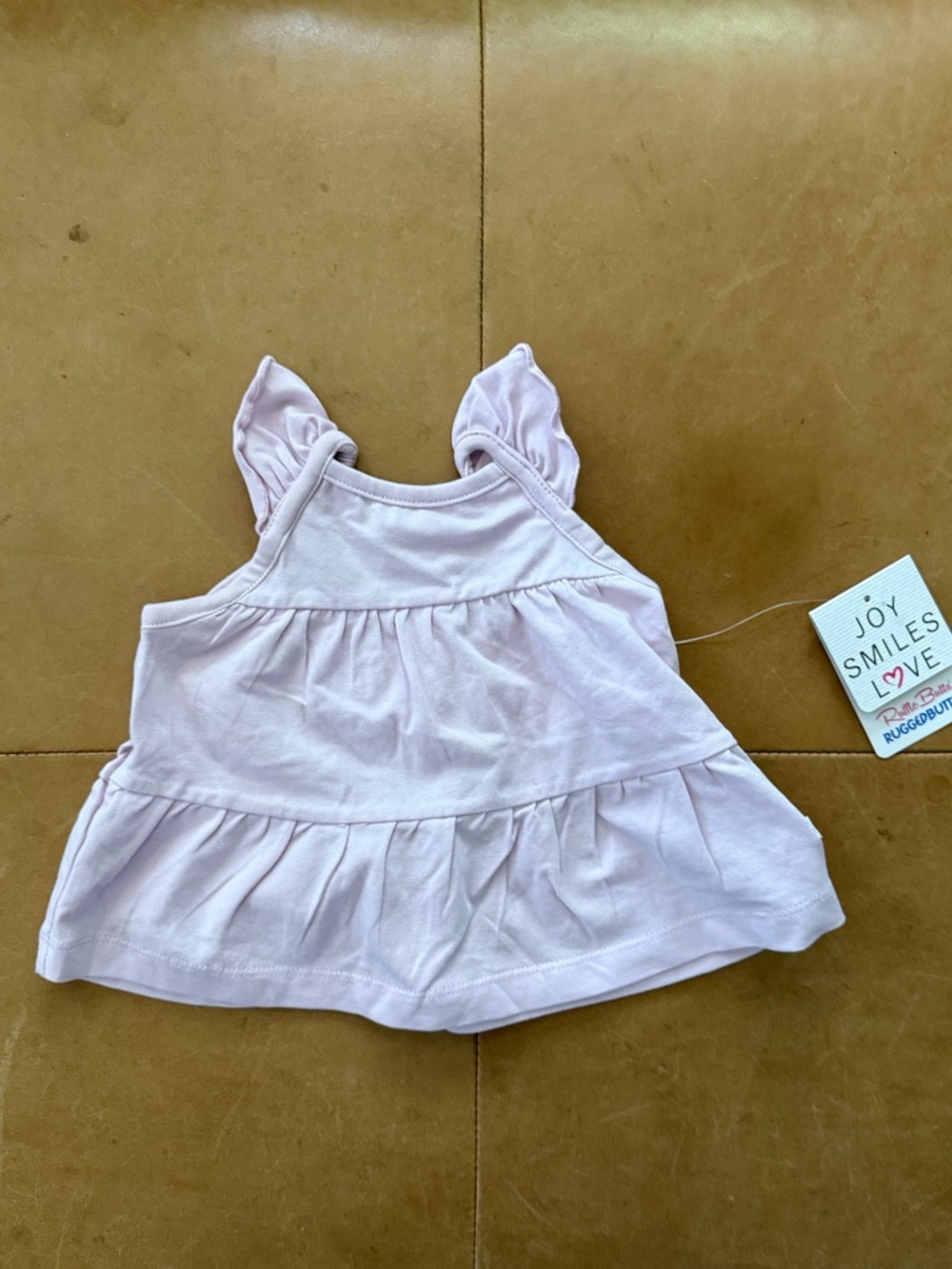 Ruffle Butts Lilac Tiered Tank Top 3-6M NWT